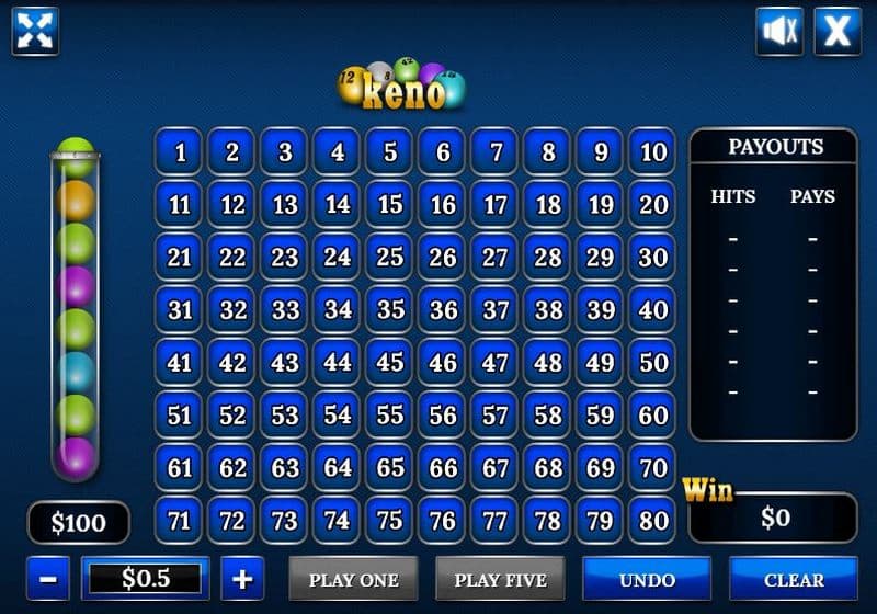 1XBIT 25 Bingo, Keno 1XBIT